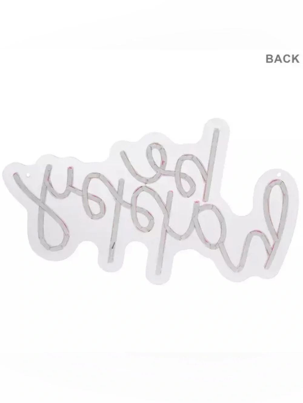Pink Be Happy LED Neon Sign